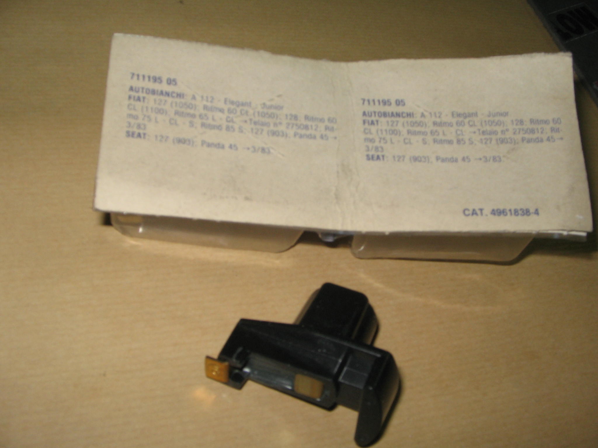 A. 112 FIAT SEAT SPAZZOLA ROTANTE N. 20524